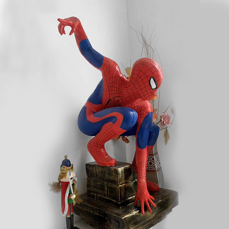 Status Spiderman u životu - Premium smola skulptura za dekor kuće i događaja