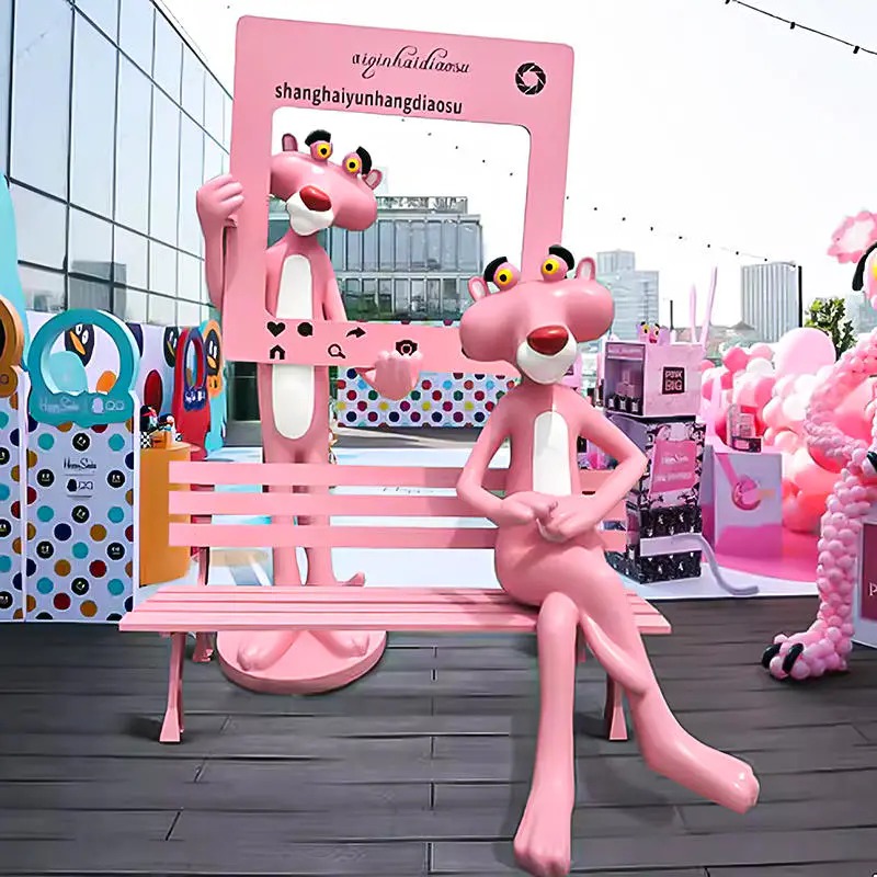 Oživljavanje razigranih čuda: statua Pink Panthera od fiberglasa za vaš park - dodatak koji morate imati?